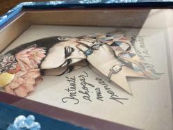 Frida Kahlo Kabartma Tablo