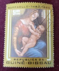 Gine Bissau_ damgalı pul