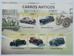 Antika Arabalar 2013 Guine Bissau  BLOK PUL DAMGASIZ MNH No:10 Ulaşım Araçlar Pul Koleksiyonu Arabalar Tematik Pul Kullanılmamış Türkiye'de az Çıkar Bentley Rolls Royce