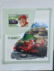 Formula 1  2014  Nijer Cumhuriyeti Michael Schumacher BLOK PUL DAMGASIZ MNH No:12 FORMULA1 Ulaşım Araçlar Pul Koleksiyonu Arabalar Tematik Pul Kullanılmamış Türkiye'de az Çıkar