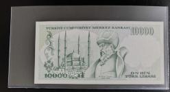 7. EMİSYON NADİR J90 SERİSİ (SON PREFİX) 10.000 LİRA ÇİL KONDİSYONDA