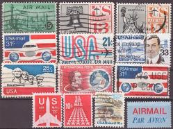 Amerika Hava Postası - Uçak Temalı Tematik Pul Lotu - DP993