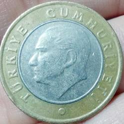 1 LİRA, 2022 ÇÇT düz