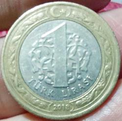 1 LİRA, 2018 ÇÇT ters
