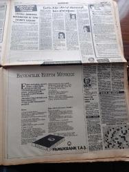 Milliyet Gazetesi - Turkish Newspaper - 6 Mart 1983 - polisi gözetelim yazan Mehmet Barlas Başmakale - AET Türk tişörtüne ambargo koyuyor - Maliye Bakanı Adnan Başer Kafaoğlu kalkma değer vergisi yasası 1985'ten önce uygulanamaz - Eurovision'da Türkiye'yi temsil edecek şarkının Opera olması kimseyi memnun etmedi - şarkıcı Şenay operaya hiç şans vermiyorum fotoğraf - Bulgaristan Bekir Çelenki iade etmiyor - Hacettepe Üniversitesi öğretim üyesi Atalay Yörükoğlu dayak eğitimde başarıyı azaltıyor dedi - Fransızlar belediye seçimleri için bugün sandık başına gidiyor - 43 milyon Alman seçmeni sandık başına gidiyor - devekuşuna mektuplar yazan Haldun Taner - Almanya'da yaz hazırlığı yazan Altan Öymen - hakim ve savcılar 2 yıl staj görecekler - İstanbul forumu - el salvador'da Papa'ya karşı bir suikast planı ortaya çıkarıldı - Selim ileri ölünceye kadar seninim altın kitaplarda  - kaldırım serçesi Gülriz Sururi Engin Cezzar tiyatrosu - Opera şarkısıyla eurovision'a katılacak Çetin Alp