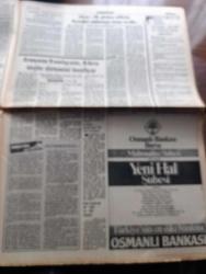 Milliyet Gazetesi - Turkish Newspaper - 3 Nisan 1983 - Bir bildiri üzerine yazan Mehmet Barlas Başmakale - Başbakan Yardımcısı Zeyyat Baykara işçiler endişe etmesin hakları korunacak dedi - milliyet müzik ve halk oyunları yarışmasına ilgi büyük fotoğraf - Sovyetler Birliği Dışişleri Bakanı Gromiko Reagan'ın önerilerini reddetti - 96 et mamülünde sağlığa aykırı maddeler bulundu - Uğur Dündar sağlığa aykırı gıda üreten işletmelerin peşinde fotoğraf - Başbakan Bülent Ulusu görevlileri vatandaşı adil davranması için ikaz ettim - yabancı dil yazan Altan Öymen - hangi yeni hangi eski yazan Haldun Taner - İngiltere ve Almanya füzelere karşı ayağa kalktı - 100. Yılda ilk Paris İstanbul seferi - Kenan Evren ressam Yaşar Çallı'nın resim sergisini gezdi - İngiliz belgelerinde Osmanlı Ermenileri yazan Bilal Şimşir - Ajda Pekkan Şan tiyatrosunda - Dallas dizisi - Kenan Evren Ankaragücü'ne haber gönderdim benim mahçup ederlerse bir şey yapamam - İtalya cumhurbaşkanı Pertini yılın taraftarı seçildi