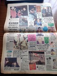 Milliyet Gazetesi - Turkish Newspaper - 3 Nisan 1983 - Bir bildiri üzerine yazan Mehmet Barlas Başmakale - Başbakan Yardımcısı Zeyyat Baykara işçiler endişe etmesin hakları korunacak dedi - milliyet müzik ve halk oyunları yarışmasına ilgi büyük fotoğraf - Sovyetler Birliği Dışişleri Bakanı Gromiko Reagan'ın önerilerini reddetti - 96 et mamülünde sağlığa aykırı maddeler bulundu - Uğur Dündar sağlığa aykırı gıda üreten işletmelerin peşinde fotoğraf - Başbakan Bülent Ulusu görevlileri vatandaşı adil davranması için ikaz ettim - yabancı dil yazan Altan Öymen - hangi yeni hangi eski yazan Haldun Taner - İngiltere ve Almanya füzelere karşı ayağa kalktı - 100. Yılda ilk Paris İstanbul seferi - Kenan Evren ressam Yaşar Çallı'nın resim sergisini gezdi - İngiliz belgelerinde Osmanlı Ermenileri yazan Bilal Şimşir - Ajda Pekkan Şan tiyatrosunda - Dallas dizisi - Kenan Evren Ankaragücü'ne haber gönderdim benim mahçup ederlerse bir şey yapamam - İtalya cumhurbaşkanı Pertini yılın taraftarı seçildi