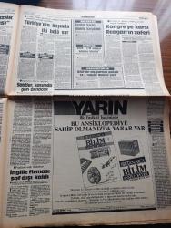 Milliyet Gazetesi - Turkish Newspaper - 7 Ekim 1984 - hodri meydan yazan Mehmet Barlas Başmakale - Kenan Evren Doğu gezisinde milletçe bilmemiz gereken gerçeği açıkladı - Türkiye'nin başında iki büyük bela dıştan beslenen teröristçi ayrılıkçı sol ve Atatürk devrimlerini tasfiye etmek isteyen yobaz sağ - Banker Kastelli yine sahnede Fotoğrafı - Turgut Özal açıkladı kış saati kasımda - Vitali Hakko ile tatil sohbeti - İşçiye işsizlik parası - YÖK Başkanı İhsan Doğramacı harç paralarını az buldu - rahat yazan Altan Öymen - fanatizm at oynatıyor yazan Haldun Taner - İstanbul'un kurtuluşu kutlandı - Mısır devlet başkanı Hüsnü mübarek Enver Sedat'ın mezar başında yapılan törene katıldı - 150'likler kimdiler ne yaptılar ne oldular yazan İlhami Soysal Yazı Dizisi - Abdülcanbaz çizen Turhan Selçuk - Suna Korat annesinin ölümünden sonra ilk konserini İzmir'de verdi Fotoğrafı - Uğur dershanesi - at yarışları - İTÜ Beşiktaş'ı son anda devirdi 104 100 fotoğraf - Fenerbahçe gece baskınında temiz