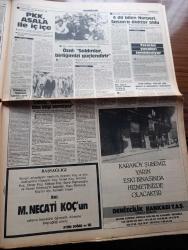 Milliyet Gazetesi - Turkish Newspaper - 14 Ekim 1984 - isveç'in tutumu yazan Mehmet Barlas Başmakale - ASALA Apocu işbirliği açığa çıktı - doğuda da Ermeni parmağı - Ekmekçiyan apocularla işbirliği yaptık dedi fotoğraf - Bülent Ersoy'un bir anneliği eksikti fotoğraf - köylü kadınlar Gökova'da santrali yendi fotoğraf - Dr Nurperi Toker Doğu'ya sağlık götürdü  fotoğraf - milli birlik yazan Altan Öymen - Cihad Baban yazan Haldun Taner - ulaştırma Bakanı Veysel Atasoy MHP'li değilim - İrlandalı şarkıcı Johnny Logan Nilüfer ile şarkı söyledi Fotoğrafı - IRA'nın Thatcher'a bombalı doğum günü hediyesi - ANAP'ın harika çocuğu Adnan Kahveci ile tatil sohbeti  hazırlayan Emin Çölaşan - Başbakan Turgut Özal Ağrı şeker fabrikasına hizmete açtı - Prenses Diana ile Prens Charles'in ikinci oğulları Henry İlk fotoğrafı - basketbol maçlarında Galatasaray Fenerbahçe Galip Eczacıbaşı mağlup - Fenerbahçe Altay karşısında zor kazandı fotoğraf - Selçuk Yula Belgrad ormanlarında form tutmaya çalışıyor foto