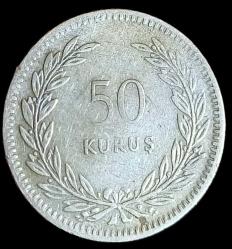 LOT.2 » 1947 50 Kuruş gümüş 4gr