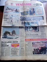 Yeni Asır Gazetesi - Turkish Newspaper - 15 Eylül 1977 - turistler Ege'yi St.Tropez'e çevirdi üstsüz güneşlenenler ortalıkta sevişenler fotoğraf - Halk Bankası 7.5 milyon dolandırıldı - bir şebeke şifreleri ele geçirdi ve ölmüş bir adamın kimliği ile çeşitli şubelerden para çekti - Bülent Ecevit dik dar eşiminde bile böyle bir iktidar yerinde kalamaz dedi - Necmettin Erbakan sanayide İstiklal savaşı başladı - Alparslan Türkeş düşmanlara karşı bütünleşelim - Süleyman Demirel zorlukları yenmek zorundayız - bayram günleri elektrik kısıntısı olmayacak - Avrupa kupası'nda sonuçlar - Aston Villa 4 Fenerbahçe 0 - Trabzonspor 1 Kopenhagen 0 - Belediye Başkanı İhsan Alyanak çay mahallesi'ni öfkelendirdi - Fatma Girik'e SSCB pavyonunda hediye yağdı - Bayram tebrik mesajları - Emel Sayın tam sayfa fotoğraf fuar lunapark gazinosunda - Emel Sayın Barış Manço Erol Evgin Nazan Şoray Nurhan Damcıoğlu Beyaz Kelebekler Fuar göl gazinosunda - Müzeyyen Senar Huysuz Virjin - Sezen Aksu - Gönül Yazar