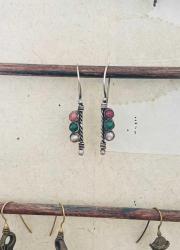 El İşçiliği Özel Tasarım Gümüş Küpe