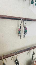 El İşçiliği Özel Tasarım Gümüş Küpe