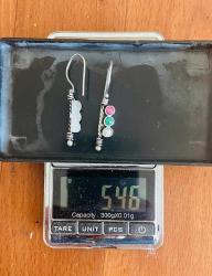 El İşçiliği Özel Tasarım Gümüş Küpe