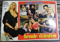Bende Özledim filmi lobi kartı-Ferdi Tayfur-Banu Alkan