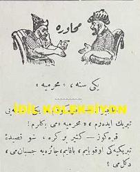 Osmanlıca Karagöz Mizah Dergisi-Gazetesi, Orijinal Dönem Basım, (Ottoman Magazine-Newspaper-Journal Illustré Cara-Gueuz) - 1 Kasım 1916 - Sayı: 908 - Hicri: 3 Muharrem 1335 - Rumi: 19 Teşrin-i Evvel 1332 - Karikatür: 