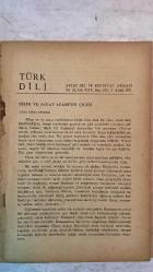 TÜRK DİLİ, AYLIK DİL VE YAZIN DERGİSİ - ARALIK 1971  SAYI: 243  AGÂH SIRRI LEVEND: BİLİM VE SANAT ADAMININ ÇİLESİ - ORHAN ŞAİK GÖKYAY: ANLAMAK ÜZERİNE - FAZIL HÜSNÜ DAĞLARCA: BİLGELİK - SALÂH BİRSEL: HAYDAR HAYDAR - SABAHATTİN KUDRET AKSAL: YAZIT - METİN ELOĞLU: ÜÇSEMELER - OĞUZ KÂZIM ATOK: KİMDİR - MEHMET TURAN YARAR: KURAK - İSMET KEMAL KARADAYI: UZAYDA - İLHAN ÖZDEMİR: ÖĞLE YEMEĞİ - İSMET ERCAN: UMUT - CEMAL KIRCA: KARGALAR - TAHSİN SARAÇ: 