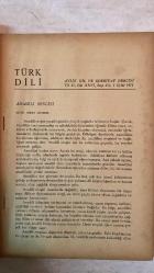 TÜRK DİLİ, AYLIK DİL VE YAZIN DERGİSİ - EYLÜL 1972  SAYI: 252  AGÂH SIRRI LEVEND: ANADİLİ SEVGİSİ - HASAN EREN: ESKİ DİLDEN YENİ DİLE - ORHAN ŞAİK GÖKYAY: KÖRÜN BELLEDİĞİ DEĞNEK: NEDEN, NEDENİYLE, NEDEN OLMAK! - FAZIL HÜSNÜ DAĞLARCA: PİR SULTAN ABDAL - SABAHATTİN KUDRET AKSAL: DUMAN - CEYHUN ATUF KANSU: SİVASLI’NIN TÜRKÜSÜ - HALİDE NUSRET ZORLUTUNA: O KUŞ - TURGAY GÖNENÇ: DÖRTLÜK - MEHMET SALİHOĞLU: YAŞAMAK GÜZEL DEMEKTİR - ABDÜLKADİR BULUT: YAŞAMA İSTEMİ - OSMAN TÜRKAY: PROMETHEUS AĞIDI - BİLGE KARASU: KONUŞMA - MAHMUT ALPTEKİN: SAİT FAİK’İN ÖYKÜLERİ ÜZERİNE - MEHMET SEYDA: GÖREVLİ - RIZA ZELYUT: SAMANYOLUNDA İZLER VAR - H. VASFİ UÇKAN: HASTAYMIŞ BABAM - BATI KAYNAKLI SÖZCÜKLERE KARŞILIKLAR XXIV - İKİ ÇALIŞMA ARKADAŞIMIZI YİTİRDİK - EMİN ÖZDEMİR: DIŞI KALAYLI İÇİ ALAYLI - BAHA DÜRDER: İSTANBUL ÖZEL TİYATROLARI - A. DİLAÇAR: 