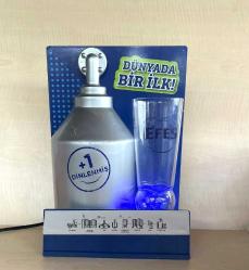 EFES PİLSEN IŞIKLI STAND + 1 EFES PİLSEN TABELA BARDAK HARİÇ