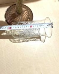 DEV BOY BAKIR RENKLİ METAL MUMLUK CAMLI MUMLUK  NO 34