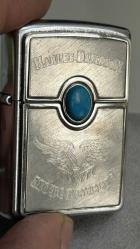 Gümüş Harley Davidson Zippo Çakmak