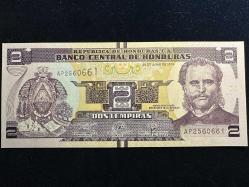 Honduras 2 Lempira 2019. Tedavül. Çil.
