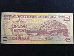 Honduras 2 Lempira 2019. Tedavül. Çil.