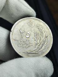 1341 Yılı 25 Kuruş ( Manda Gözü)