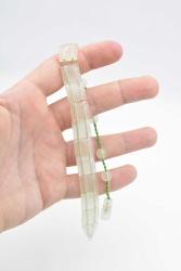 Sistemli Fosforlu Toz Kehribar Balık Tesbih