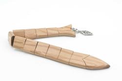 Usta İşi İri Taneli Meşe Ağacı Balık Tesbih