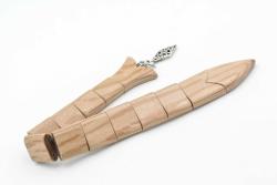 Usta İşi İri Taneli Meşe Ağacı Balık Tesbih