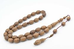 Usta İşi İmzalı Tombul Beyzi Kesim Kokulu Sandal Ağacı Tesbih