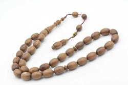 Usta İşi İmzalı Tombul Beyzi Kesim Kokulu Sandal Ağacı Tesbih