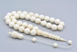 Sistemli Oyma İmameli Dev Boy Deve Kemiği Tesbih 12 Mm