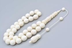 Sistemli Oyma İmameli Dev Boy Deve Kemiği Tesbih 12 Mm