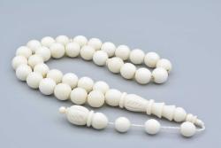 Sistemli Oyma İmameli İri Boy Deve Kemiği Tesbih 10 Mm