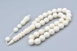 Sistemli Oyma İmameli İri Boy Deve Kemiği Tesbih 10 Mm