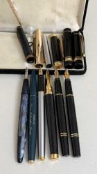 Dolma Kalem Seti - Siyah ve Altın Detayl