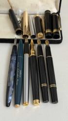 Dolma Kalem Seti - Siyah ve Altın Detayl