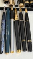 Dolma Kalem Seti - Siyah ve Altın Detayl