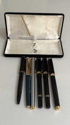 Dolma Kalem Seti - Siyah ve Altın Detayl