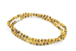 Hakiki Doğal Küp Model Damla Kehribar Kolye