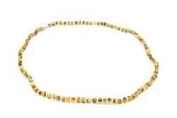 Hakiki Doğal Küp Model Damla Kehribar Kolye