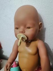 KOLEKSİYONLUK ZAPF ET BEBEK 43 CM  EMZİKLİ YENİDOĞAN BEBEK