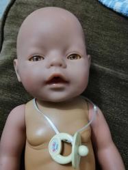 KOLEKSİYONLUK ZAPF ET BEBEK 43 CM  EMZİKLİ YENİDOĞAN BEBEK