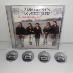 YURTSEVEN KARDESLER SEN HIC ASIK OLDUNMU CD ALBUM