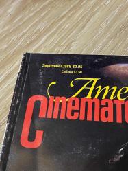 American Cinematographer - Eylül 1988 - Alien Nation Kapaklı - Short Circuit 2 & The Bat