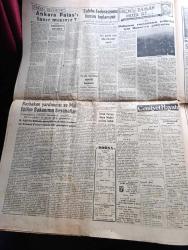 Vatan Gazetesi - Turkish Newspaper - 25 Mart 1951 - asayiş berkemaldir yazan Ahmet Emin Yalman Başmakale - İkinci Cihan harbinden sonra yugoslavya'ya giden ilk Türk gazetecisi arkadaşımız Sinan Korle bildiriyor Yugoslav dışbakanının gazetemize beyanatı - milli talebe federasyonu Zonguldak'ta toplanıyor - aşkımın hikayesi yazan Hıfzı Tevfik Gönensay Yazı Dizisi - 14 ton gramofon plağı geldi - Fethi Çelikbaş bakanlık vazifesini kabul etmedi - Sabahattin Gökçınar Atatürk'ün kırşehir'deki büstünü sarhoşlukla kırmış - Ankara'da Ziya Gökalp anıldı - Osmanlı tarihinden sayfalar yazan Feridun Fazıl Tülbentçi Yazı Dizisi - talebe federasyonu bugün toplanıyor - şehir tiyatrosu nizamnamesi - İstanbul Ankara Radyosu programı - mikrofondan portreler İlham Gençer ve Ayten Alpman fotoğraf - teknik üniversitede veda günü töreni fotoğraf - bugün Galatasaray Fenerbahçe karşılaşıyor - Bugün Galatasaray ile karşılaşacak olan Fenerbahçe onbiri Fotoğrafı - Beşiktaş Kasımpaşa'yı 4-0 yendi - Vefaspor