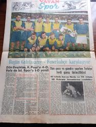 Vatan Gazetesi - Turkish Newspaper - 25 Mart 1951 - asayiş berkemaldir yazan Ahmet Emin Yalman Başmakale - İkinci Cihan harbinden sonra yugoslavya'ya giden ilk Türk gazetecisi arkadaşımız Sinan Korle bildiriyor Yugoslav dışbakanının gazetemize beyanatı - milli talebe federasyonu Zonguldak'ta toplanıyor - aşkımın hikayesi yazan Hıfzı Tevfik Gönensay Yazı Dizisi - 14 ton gramofon plağı geldi - Fethi Çelikbaş bakanlık vazifesini kabul etmedi - Sabahattin Gökçınar Atatürk'ün kırşehir'deki büstünü sarhoşlukla kırmış - Ankara'da Ziya Gökalp anıldı - Osmanlı tarihinden sayfalar yazan Feridun Fazıl Tülbentçi Yazı Dizisi - talebe federasyonu bugün toplanıyor - şehir tiyatrosu nizamnamesi - İstanbul Ankara Radyosu programı - mikrofondan portreler İlham Gençer ve Ayten Alpman fotoğraf - teknik üniversitede veda günü töreni fotoğraf - bugün Galatasaray Fenerbahçe karşılaşıyor - Bugün Galatasaray ile karşılaşacak olan Fenerbahçe onbiri Fotoğrafı - Beşiktaş Kasımpaşa'yı 4-0 yendi - Vefaspor