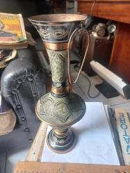 Erzincan  kalem işi vazo yükseklik 35 cm